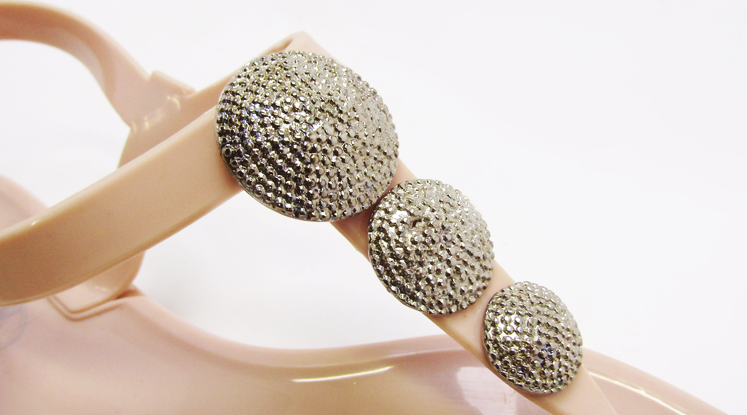 Robot Nude Sandal- Silver Studs - Image 2