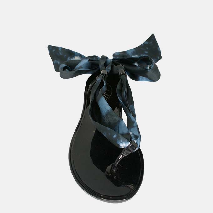 Nadia Black Sandals - Image 3