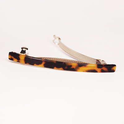 FRENCH BARRETTE- TORTOISE SHELL