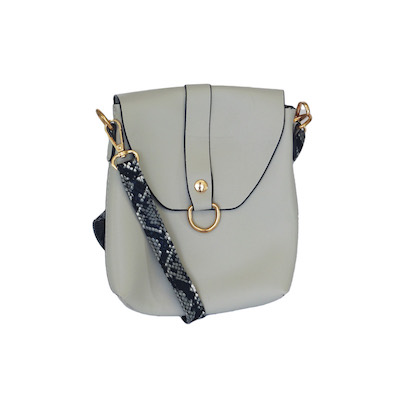 Grey Snakeskin Handbag Set - Image 3