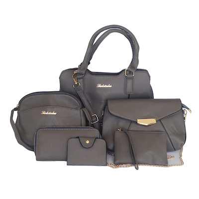 Grey Handbag Set