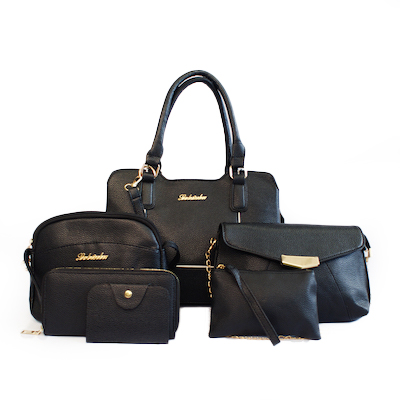 Black Handbag Set