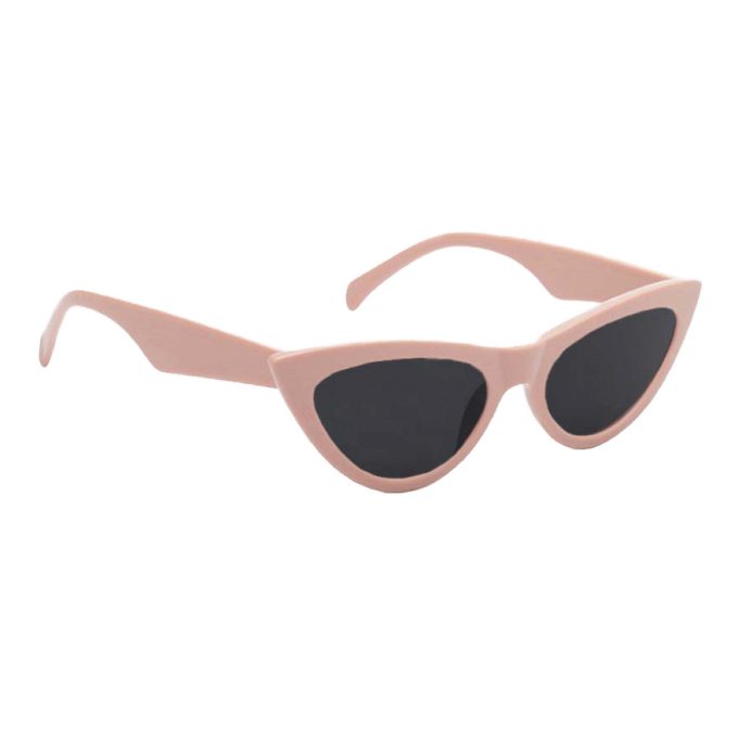 DRAMATIC CAT EYE SUNGLASSES- PINK
